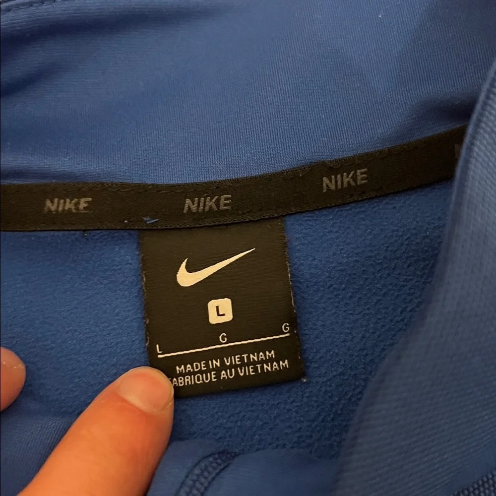 Nike Royal Blue Quarter-Zip‎ Pullover